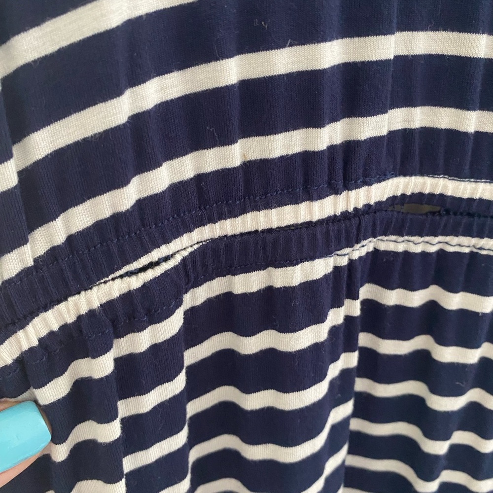 J. Crew Blue and White Halter Maxi Sundress - Picture 5 of 7